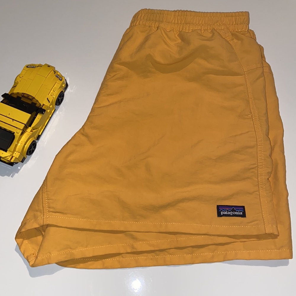Patagonia Women's Athletic Shorts in Yellow